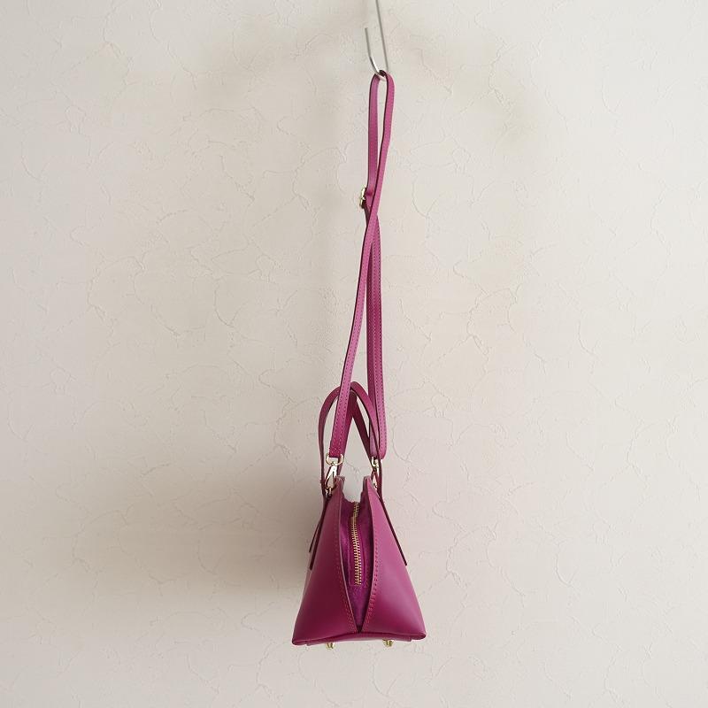 MILOS（ミロス） *ショルダーバッグ*レザーピンク肩掛けポシェット2way