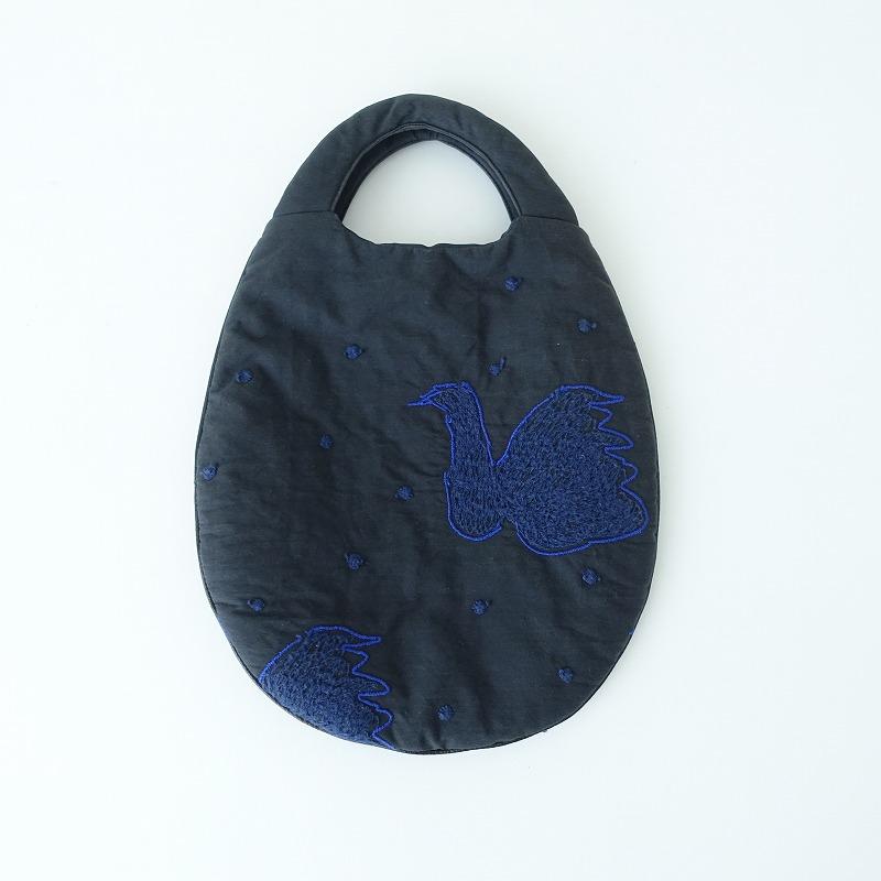 ミナペルホネン mina perhonen レッスンバッグ トート 白鳥 スワン mina perhonen（ミナペルホネン） *swan uzurabag*手提げ刺しゅう白鳥