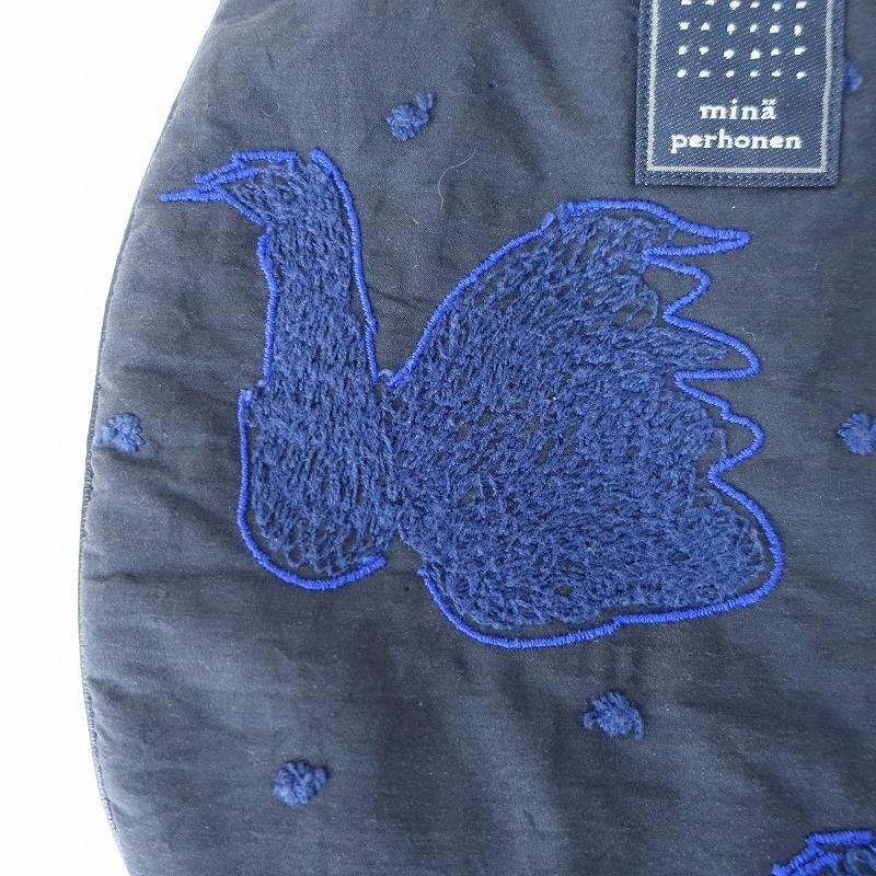 mina perhonen ミナペルホネン *swan uzurabag*手提げ刺しゅう白鳥 