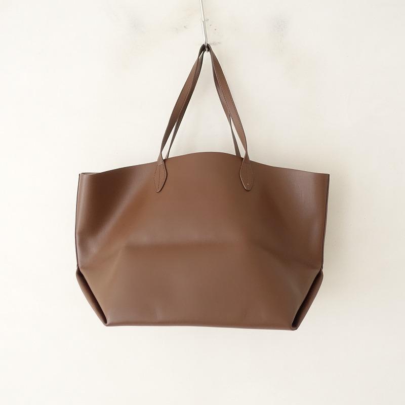 美品/定価2.6万】アンドミューク &MyuQ *トートバッグ*ブラウン手提げ