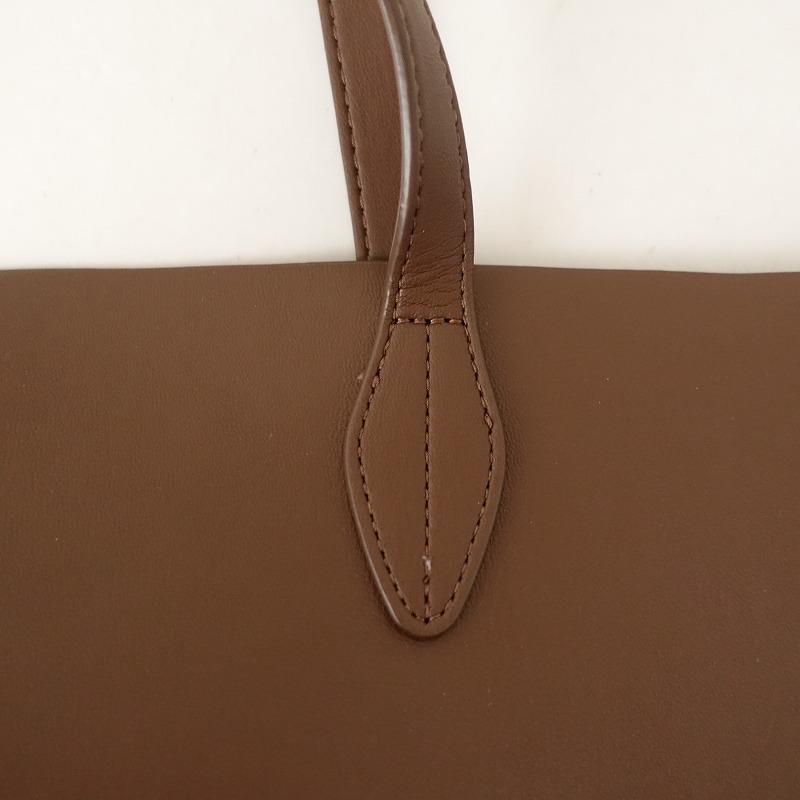 美品/定価2.6万】アンドミューク &MyuQ *トートバッグ*ブラウン手提げ