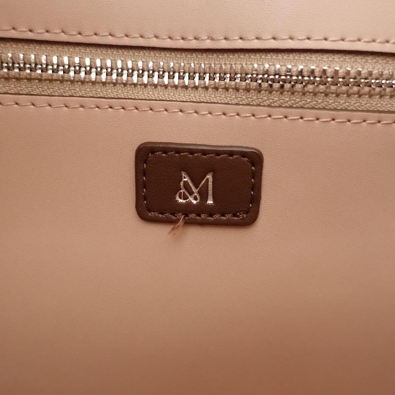 美品/定価2.6万】アンドミューク &MyuQ *トートバッグ*ブラウン手提げ