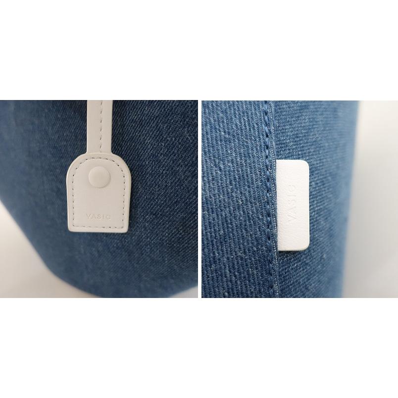 VASIC ヴァジック　デニムレザー結び目デザインバッグ VASIC（ヴァジック） ×TOMORROWLAND *デニムバッグ*手提げレザー
