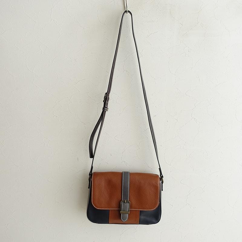 マザーハウス MOTHERHOUSE *リンネ フラップ ショルダー*レザー