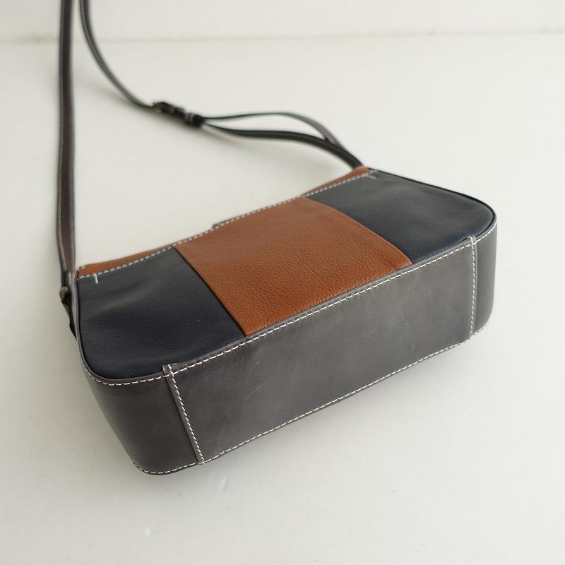マザーハウス MOTHERHOUSE *リンネ フラップ ショルダー*レザー