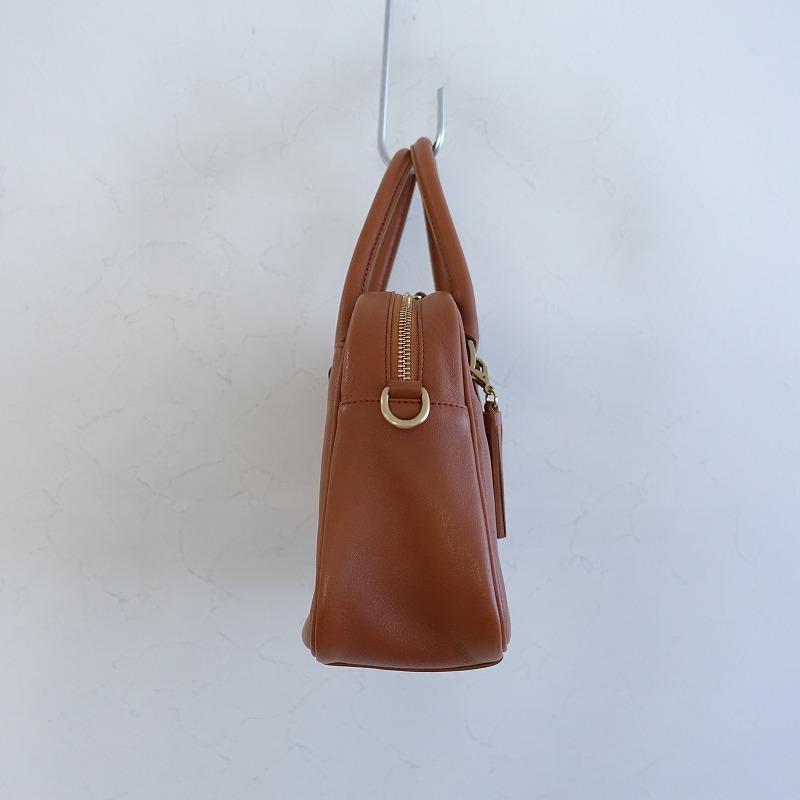 美品/3.3万】ファクトリエ Factelier by A-Look*レザーミニボストン