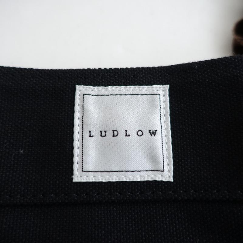LUDLOW（ラドロー） *ドットアップリケトートバッグ*ブラック