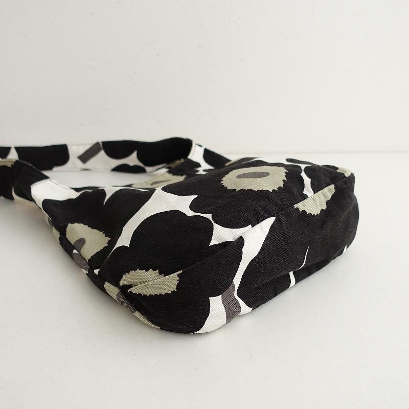 マリメッコ marimekko *ウニッコ柄ショルダーバッグ*肩掛けキャンバス