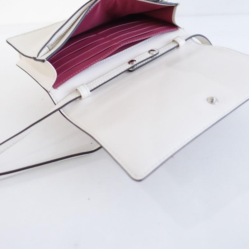 コーチ COACH *レザーフラワー柄ポシェット*ウォレット財布ショルダー 
