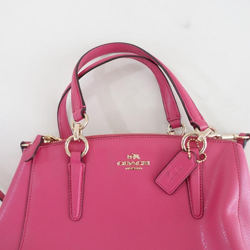 美品】コーチ COACH *ミネッタ2wayハンドバッグ*クロスブレイン