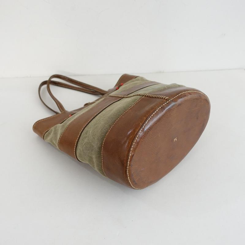 HENRY CUIR アンリークイール *レザー使いトートバッグ*手提げ