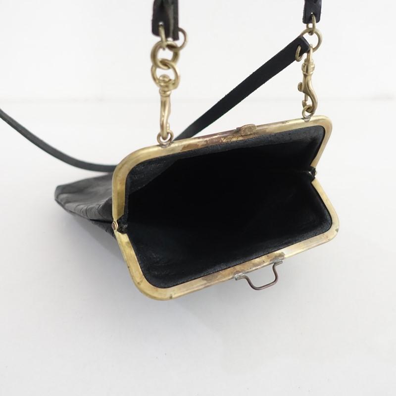 シスクードフードルSix coup de foudre がま口ショルダーバッグ シスクードフードル Six coup de foudre *レザーがま口ポシェット*2WAY