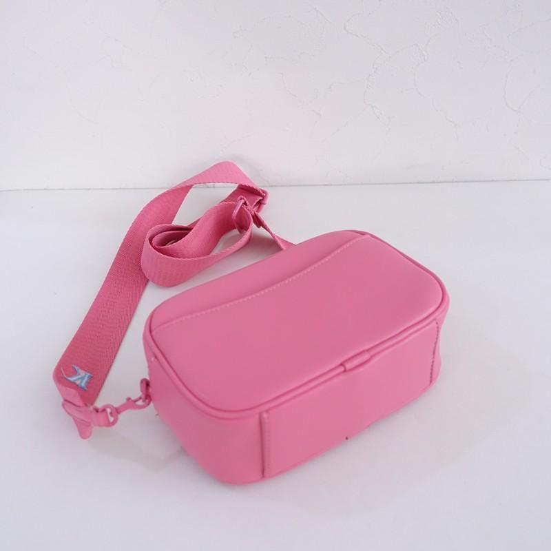 ザラ ZARA *2WAYショルダーバッグ*ピンク肩掛けポシェットレザー牛革