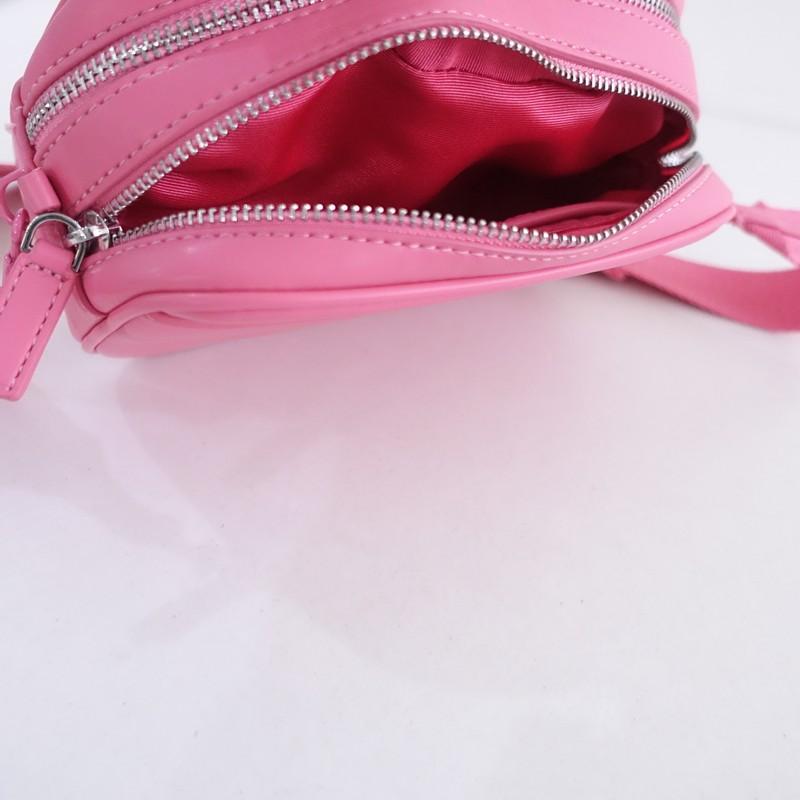 ザラ ZARA *2WAYショルダーバッグ*ピンク肩掛けポシェットレザー牛革