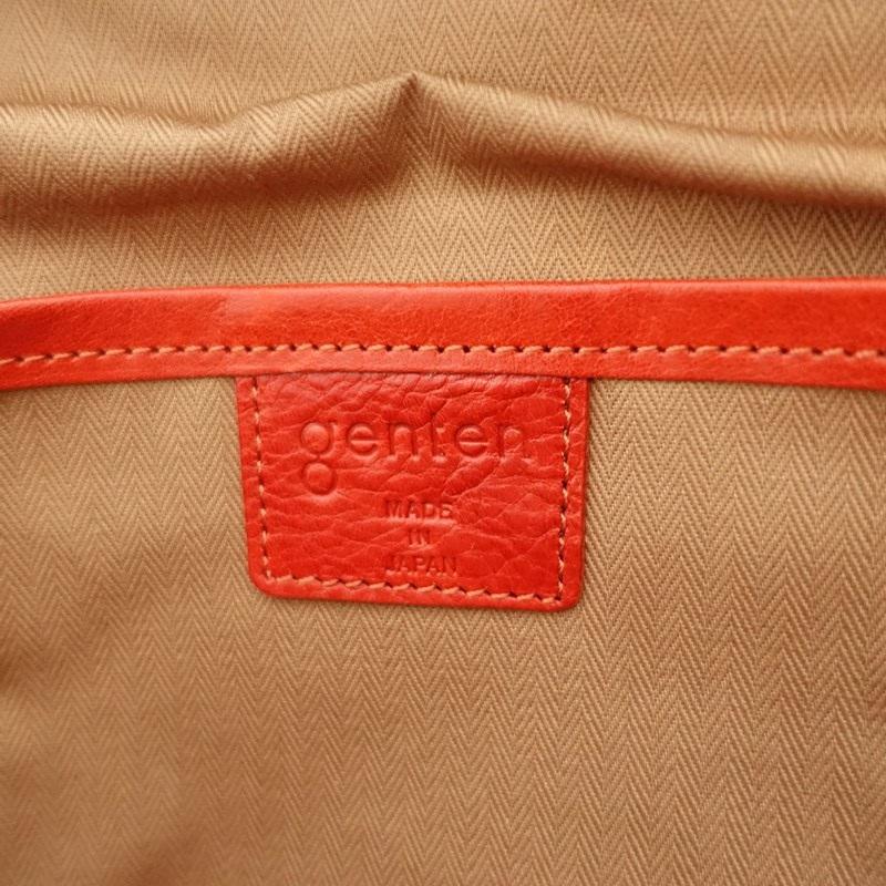 ゲンテン genten *レザーショルダーバッグ*2WAY肩掛けブラウン手提げ