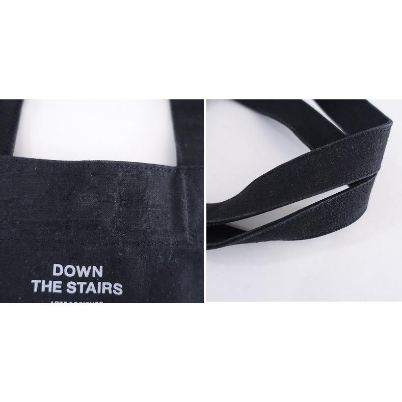ARTS&SCIENCE DOWN THE STAIRS エコバッグ ダウンザステアーズ DOWN THE STAIRS *トートバッグ*ブラック手提げ
