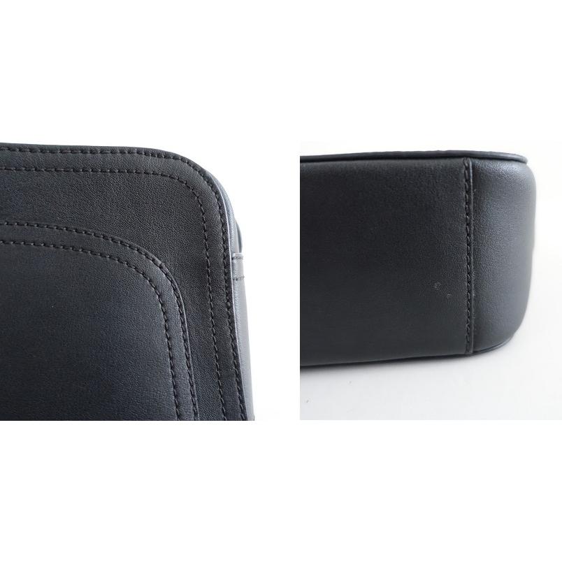 A.P.C.（アーペーセー） *レザーショルダーバッグ*ポシェットブラック