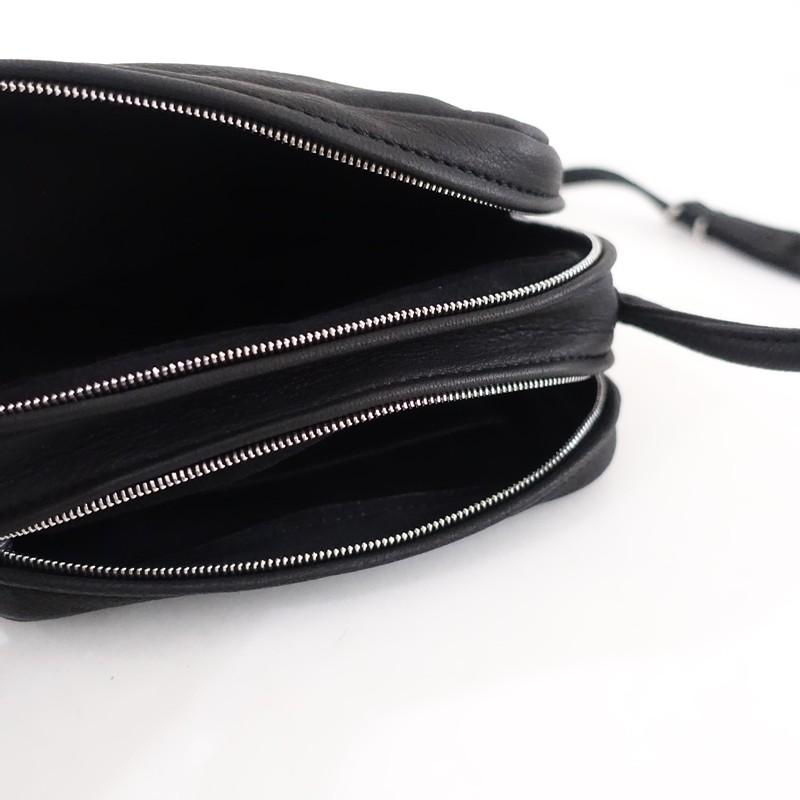Aeta 【美品/定価6.1万】アエタ *レザーショルダーバッグ*ブラック革