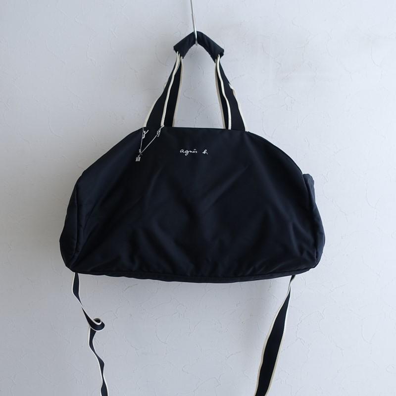 アニエスベーボヤージュ agnes b. VOYAGE *ボストンバッグ*ブラック