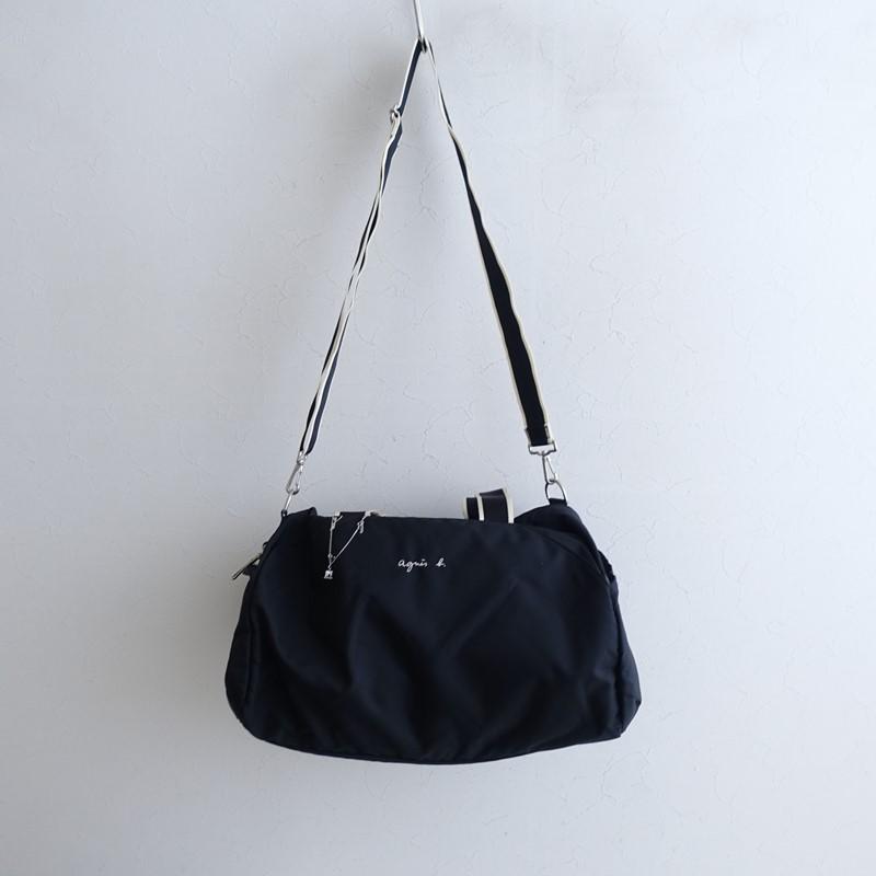 アニエスベーボヤージュ agnes b. VOYAGE *ボストンバッグ*ブラック