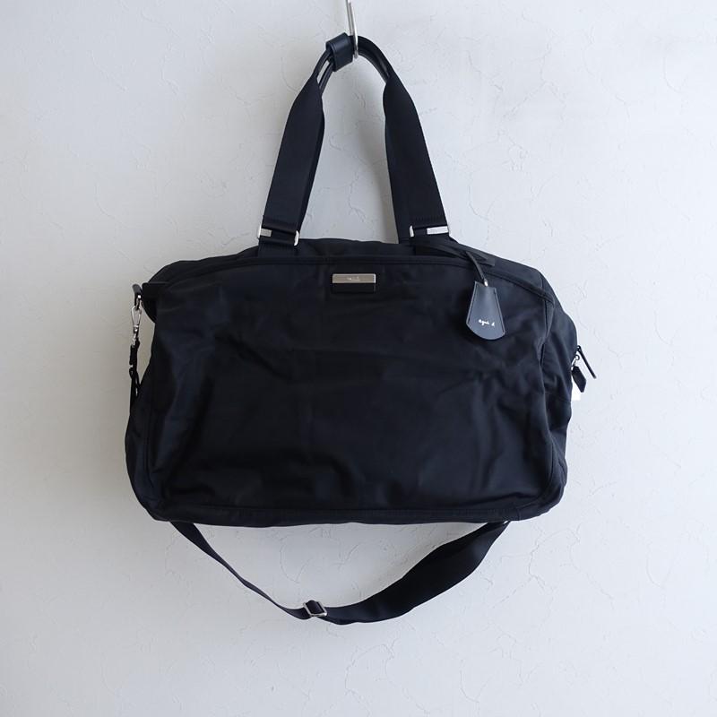 アニエスベーボヤージュ agnes b. VOYAGE *ボストンバッグ*ブラック