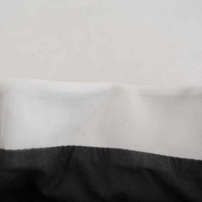アエタ Aeta *COW KIP LEATHER POUCH S レザーポーチ*ホワイト革巾着