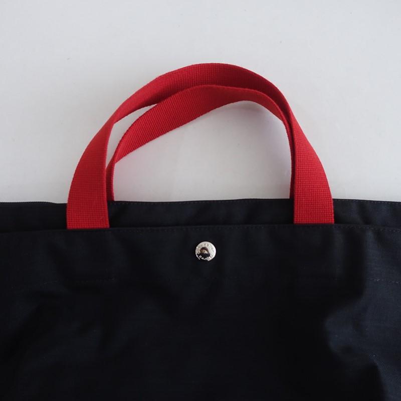 エルベシャプリエ　コーデュラトラベルバッグL 赤×黒 Herve Chapelier（エルベシャプリエ） 【定価4.8万】エルベシャプリエ