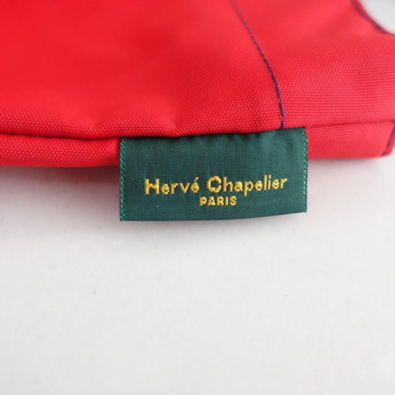 Herve Chapelier（エルベシャプリエ） *ナイロン舟形トート*レッド