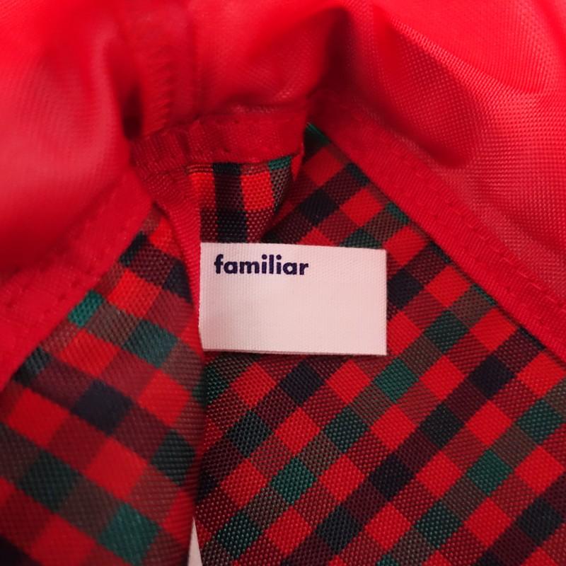 未使用/定価1万】ファミリア familiar *シューズケース*レッドネイビー