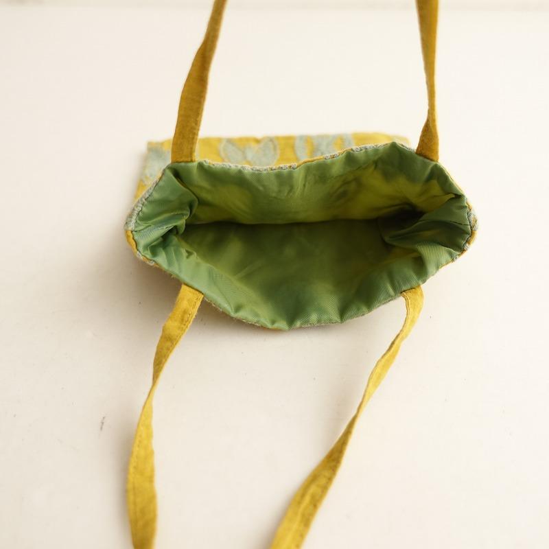 ハンドメイド＊sky flowerワンハンドルバッグ　minaperhonen mina perhonen（ミナペルホネン） 【美品】ミナペルホネン *sky flower