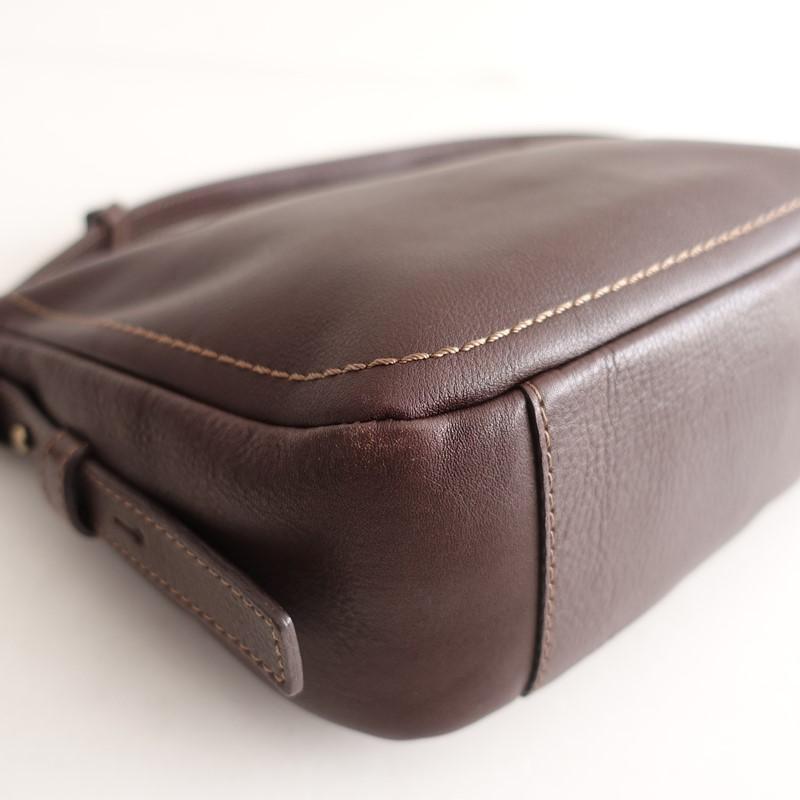 土屋鞄 土屋鞄製造所 *レザーショルダーバッグ*斜めかけかばん革皮