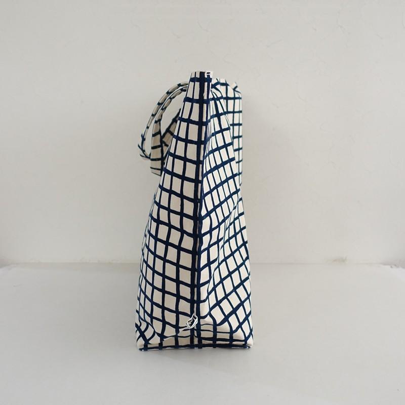 mina perhonen（ミナペルホネン） *lattice トートバッグ 大*手提げ