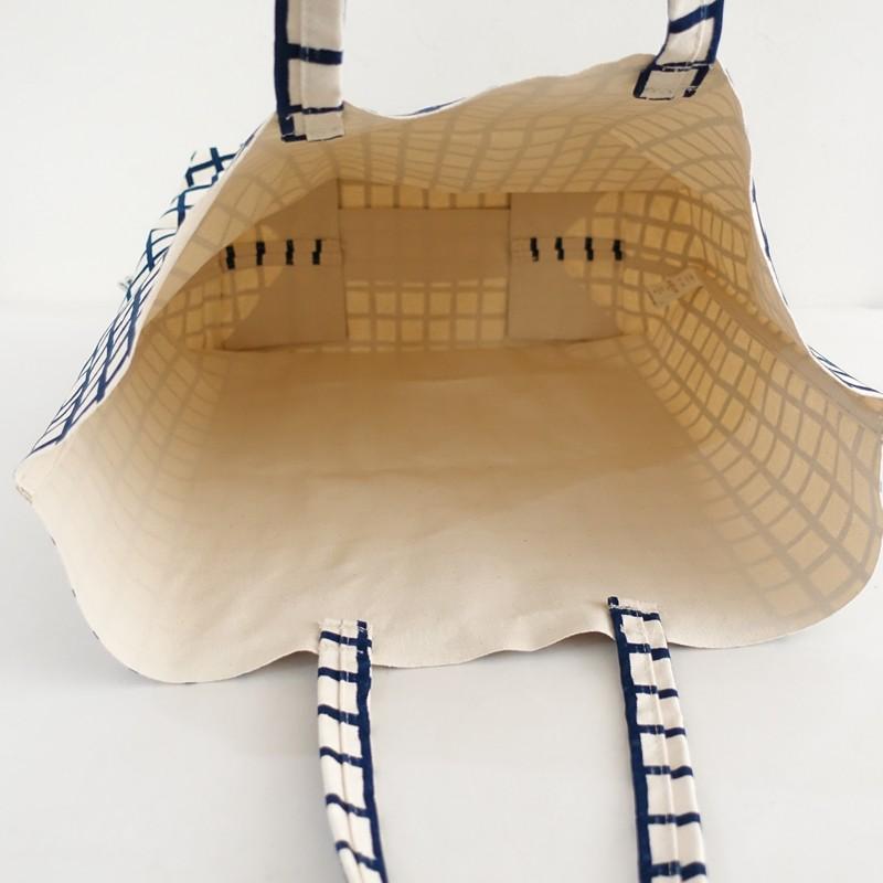 mina perhonen（ミナペルホネン） *lattice トートバッグ 大*手提げ