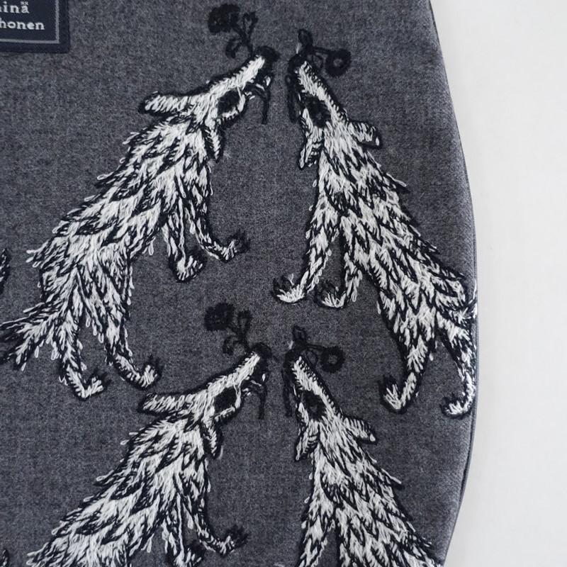 mina perhonen（ミナペルホネン） *wolf&flower egg bag エッグバッグ