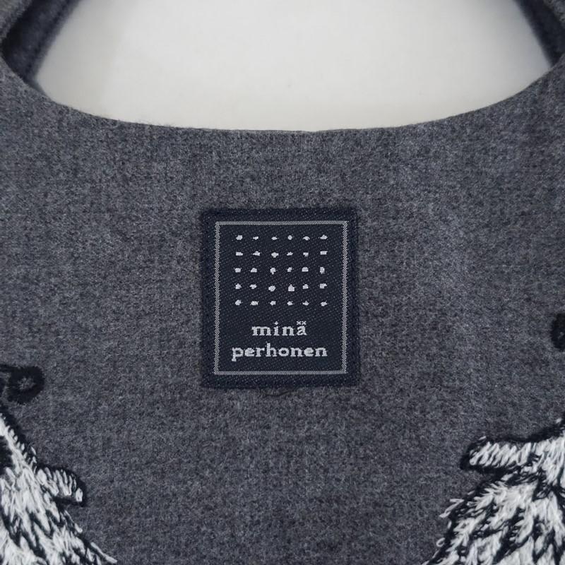 mina perhonen（ミナペルホネン） *wolf&flower egg bag エッグバッグ
