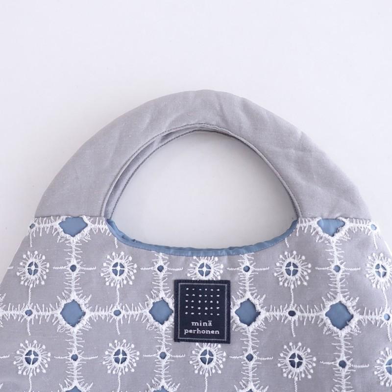 (新品・貴重)ミナペルホネンエッグバッグ mina perhonen（ミナペルホネン） *anemone egg bag エッグバッグ