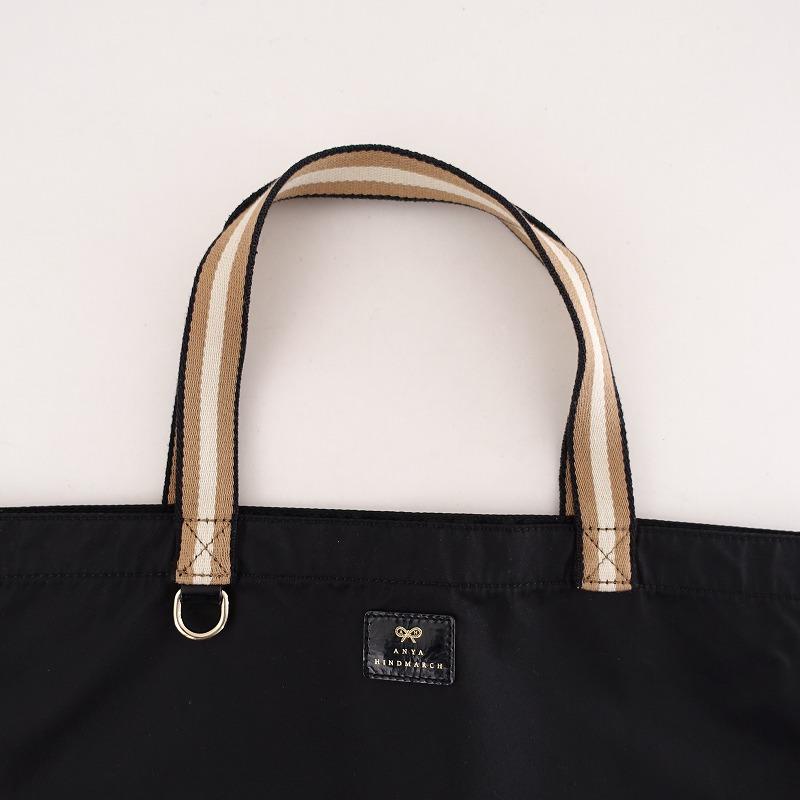 アニヤハインドマーチ ANYA HINDMARCH *トートバッグ*かばん肩掛け黒