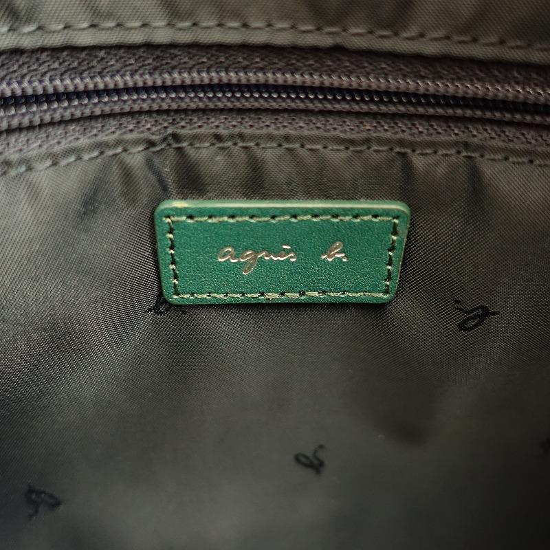 アニエスベー agnes b. *レザー2wayバッグ*かばん手提げ斜め掛け