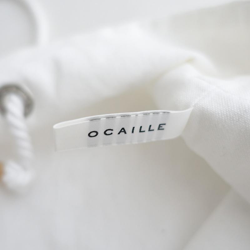 オカイユ OCAILLE *オリジナルトートバッグ*かばん肩掛けオフ白0224