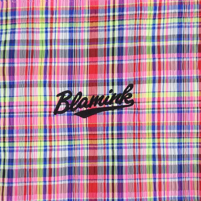 BLAMINK ブラミンク チェックトートバッグ レッド A4サイズ対応 【公式