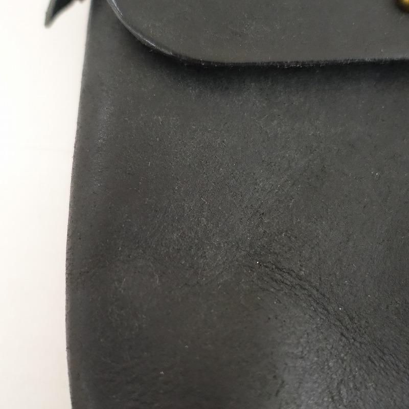 SAFUJI × KOZORASOUオリジナル　ショルダーバック　ブラック SAFUJI × KOZORASOU｜働く人の革鞄 - こぞら荘(コゾラソウ