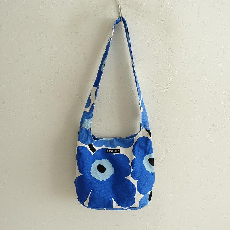マリメッコ marimekko *UNIKKO ショルダーバッグ*かばん斜め掛け綿 