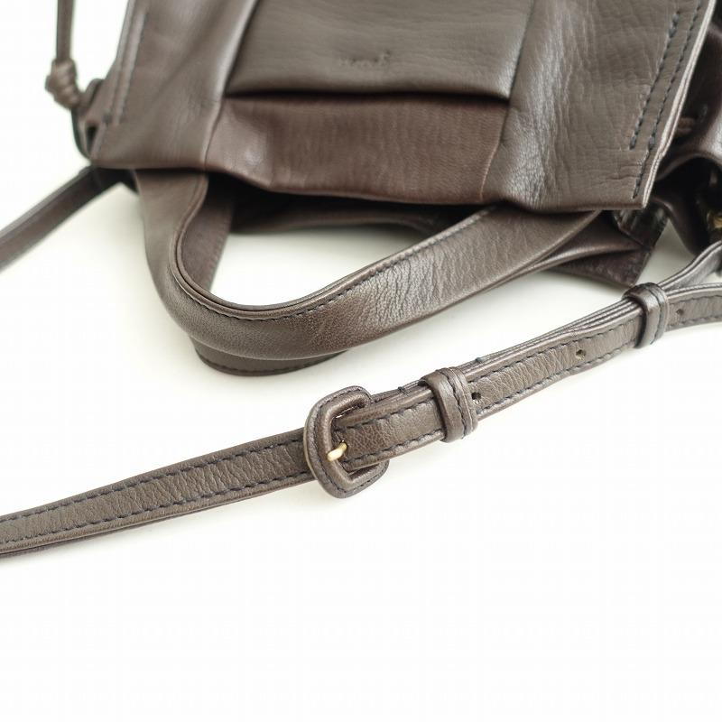 美品】ゲンテン genten*ソーロ 2WAYショルダーバッグ*かばん手提げ斜め