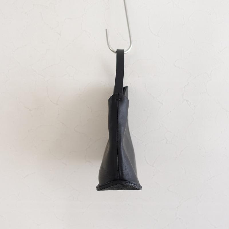 Tokizaki バッグ　大　革　黒 定価8.8万】トキザキ tokizaki *靴のようなハンドバッグ*かばん手提げ