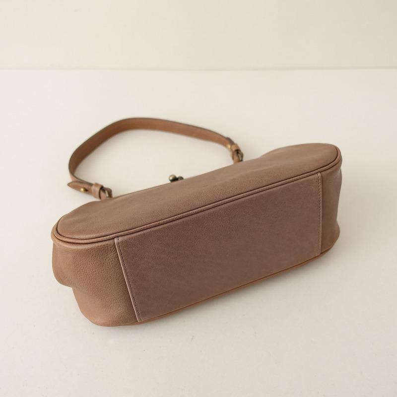 定価3.3万】ヤマート Yammart *カウレザーがま口ラウンド型 