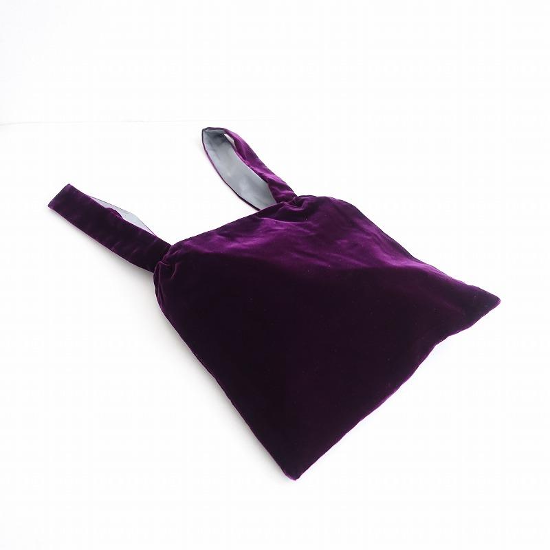 LUDLOW 【2024AW/美品/定価4.6万】ラドロー *ベルベットバッグ LUDLOW 【2024AW/美品/定価4.6万】ラドロー *ベルベットバッグ