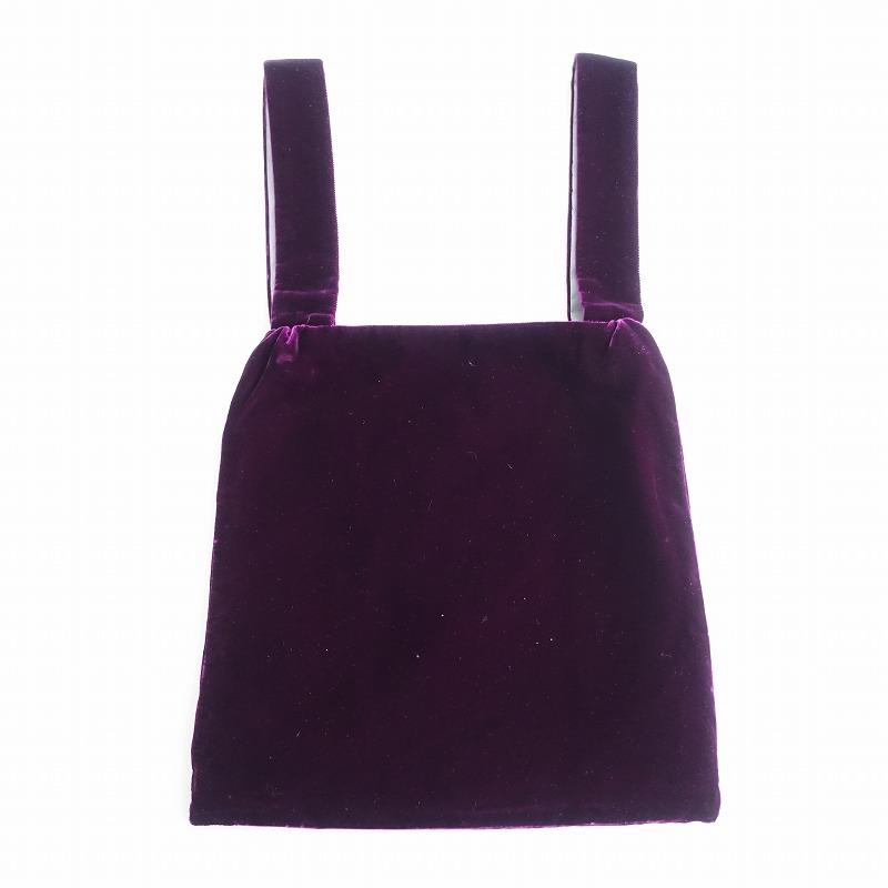 LUDLOW 【2024AW/美品/定価4.6万】ラドロー *ベルベットバッグ LUDLOW 【2024AW/美品/定価4.6万】ラドロー *ベルベットバッグ