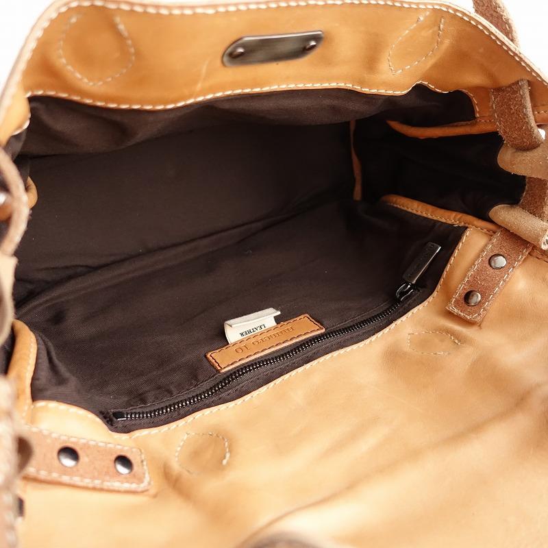 numero10 ヌメロディエチ *CANVAS LEATHER COMBI TOTE M*かばん2way
