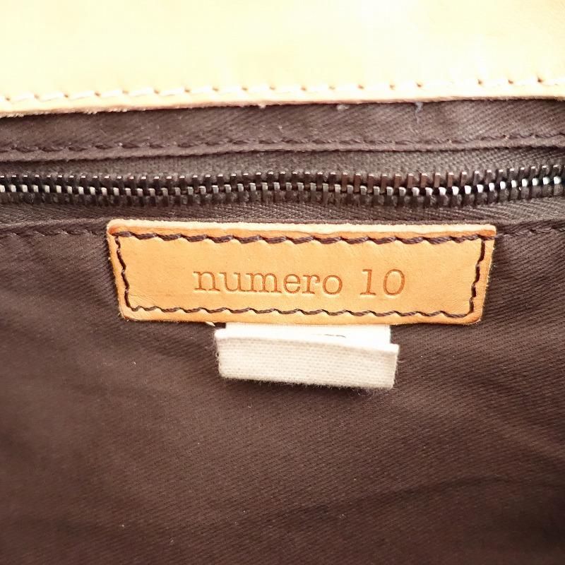 numero10 ヌメロディエチ *CANVAS LEATHER COMBI TOTE M*かばん2way