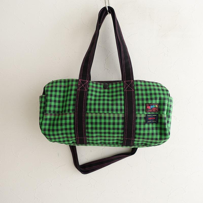 新品・未使用品】PORTER ポーター アトモス チェック ボストンバッグ
